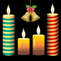 Christmas candle set