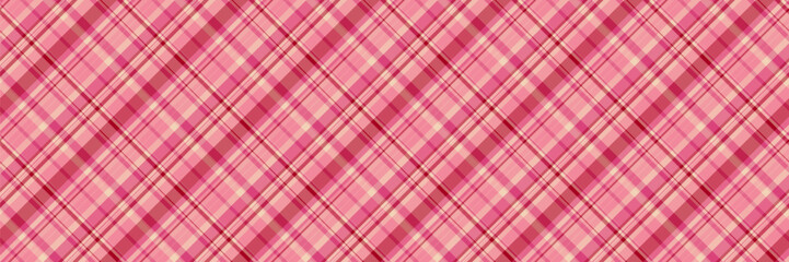 Rustic fabric textile texture, newborn pattern vector plaid. School background tartan seamless check in red and light colors.