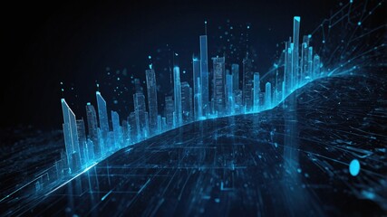 Gráficos Luminosos. Circuitos de Luz Abstractos y Brillantes para Fondos Tecnológicos