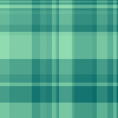 Purity background fabric textile, marriage plaid vector seamless. Mint tartan check pattern texture in teal and mint colors.