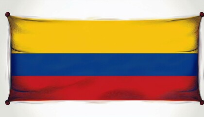 Fototapeta premium waving flag isolated