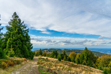 Autumn in Beskidy Mountains