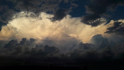 Obraz premium time lapse clouds