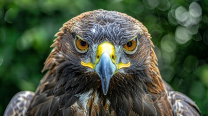 A spacious aviary where birds of prey are housed and rehabilitated with large enclosures for them to fly and exercise.
