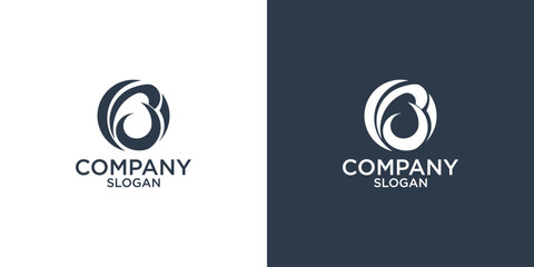 letter b abstract monogram logo design vector © anello