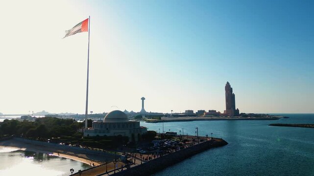 Abu Dhabi UAE Flag