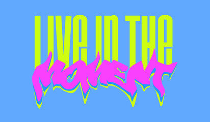 Futuristic streetwear Poster With Aesthetic Graphic Design for T shirt Street Wear and Urban Style