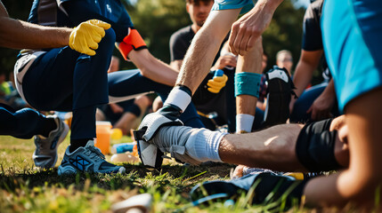 First aid after sport injury