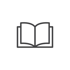 Book icon Symbol mark in filled style