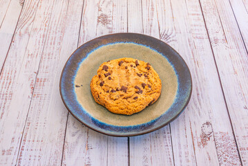 American cookies are large, round cookies, usually baked with a good amount of chocolate chips