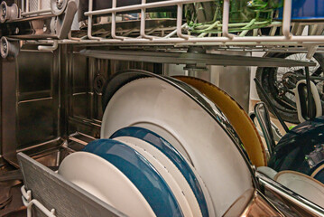 Rinsing Detergent residues are removed with several rinses of clean water