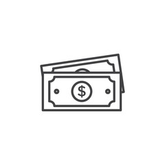 Obraz premium Cash icon Symbol mark in filled style