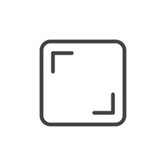 Expand icon Symbol mark in filled style