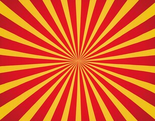 Obraz premium retro sunburst backgroundred and yellow sunburst background