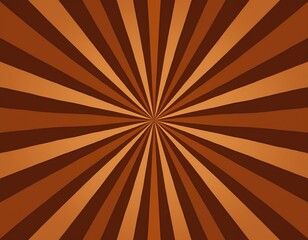 Obraz premium brown sunburst background