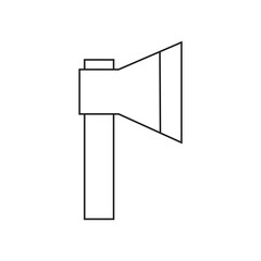 axe icon vector design template simple