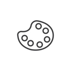 Palette icon Symbol mark in filled style