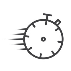 Time fast icon Symbol mark in filled style