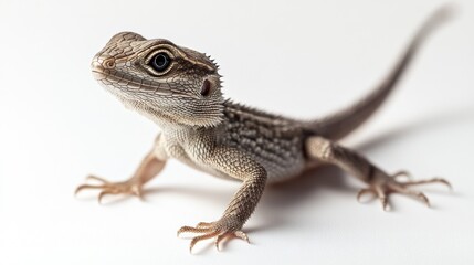 Fototapeta premium Close-up of a Lizard with a Curious Expression