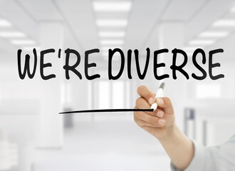 We're Diverse