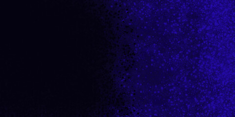 dark blue background with randomly abstract brighter particles