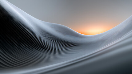 Abstract grey background orange swirl. High quality photo