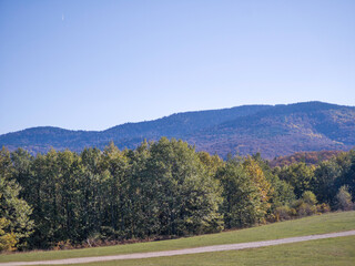 Autumn view of Plana Mountain, Bulgaria