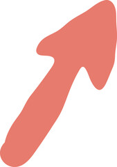 Hand Drawn Arrow Shape