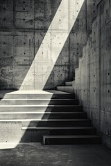 Concrete Steps Under Sunlight