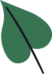 Hand Drawn Tree Leaf