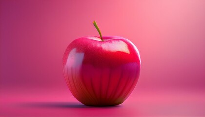 Obraz premium shiny red apple