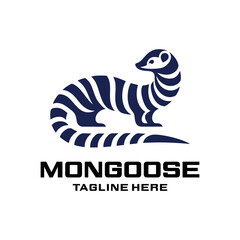 Logo Mongoose Abstract Simple Luxury.