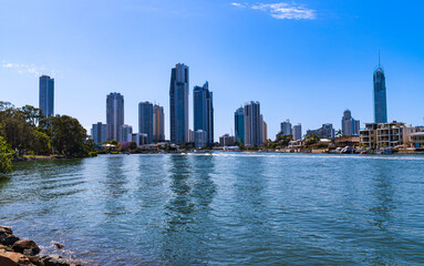 Obraz premium The Gold Coast in Queensland, Australia