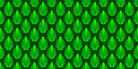 Green Leaf Pattern