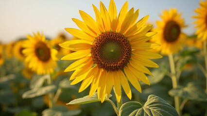 Fototapeta premium sunflower in the field