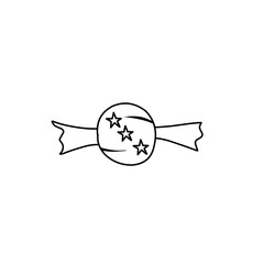 christmas candy outline