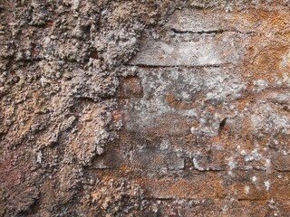 Naklejka premium Old brick wall pattern texture background