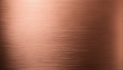 A luminous brushed copper texture with a soft glow, featuring fine, parallel brush marks that create an even metallic pattern across the surface