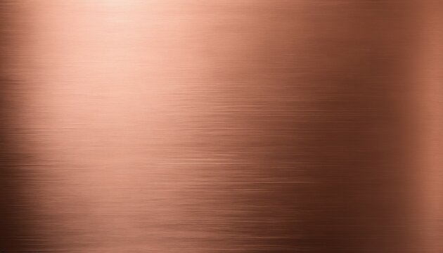 A luminous brushed copper texture with a soft glow, featuring fine, parallel brush marks that create an even metallic pattern across the surface