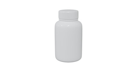 Pills plastic bottle