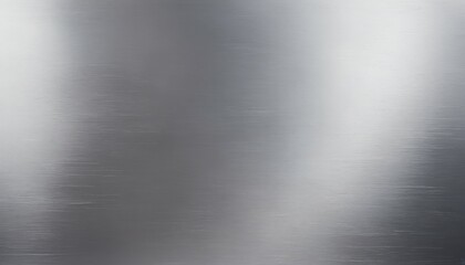 Detailed brushed steel surface with a mirror-like sheen, featuring fine horizontal strokes and smooth gradients of light across the metallic surface