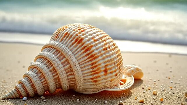 Capture intricate seashell on surfaces for a beach-inspired look.