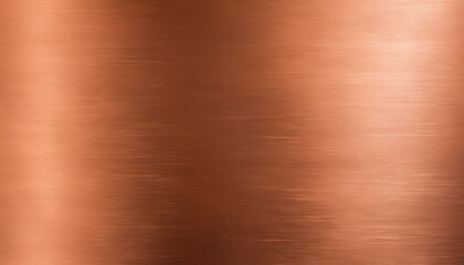 Shiny brushed copper background featuring a soft, reflective patina, with gentle, horizontal brush marks that add depth and capture warm light reflections