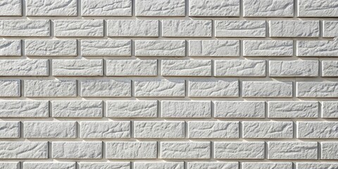 A white brick wall with a textured surface, creating a subtle, elegant background for various design projects.