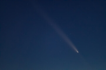 The Great Comet C/2023 A3 (Tsuchinshan-ATLAS) in the European Sky. Astrophotography. © Dmitry