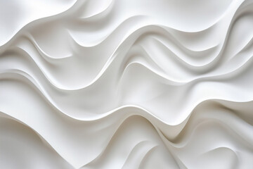 Obraz premium abstract white wavy background