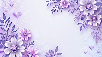 background with flowers