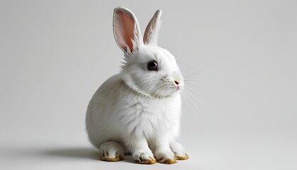 Obraz premium Rabbit on a white background