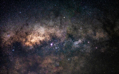 The Star Filled Night Sky of the Milky Way Galaxy
