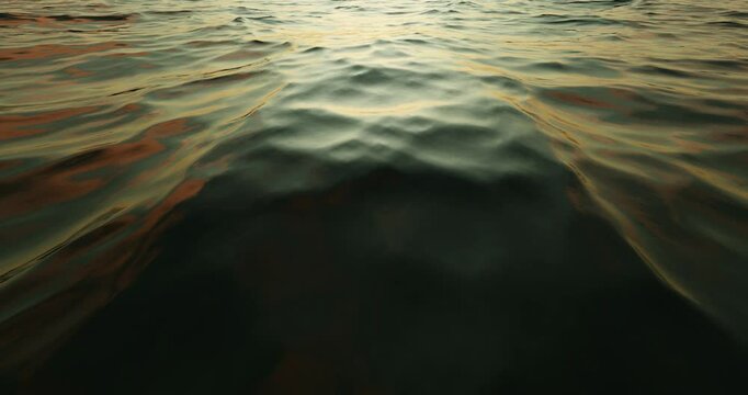 4K Bird eye view of beutiful ocean wave background.